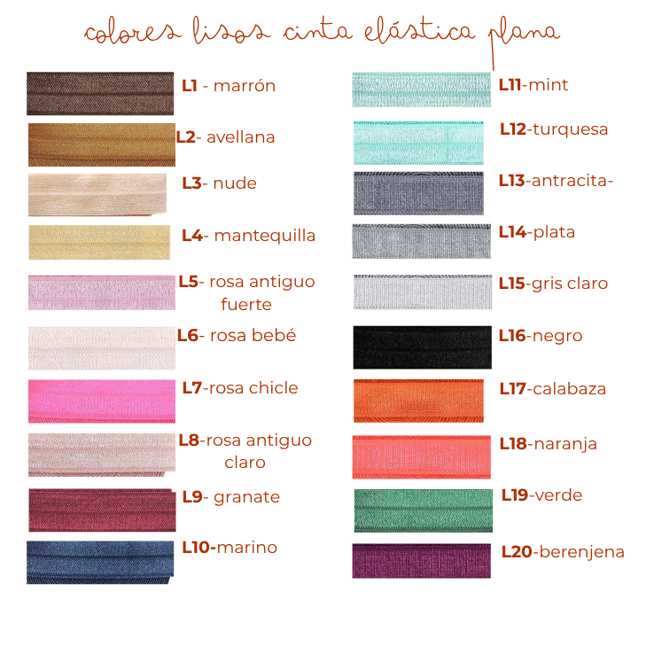 Carta de colores lisos de la cinta elástica de la pulsera con angelito