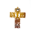 Cruz de goldfilled con la oración del Ángel de la Guarda