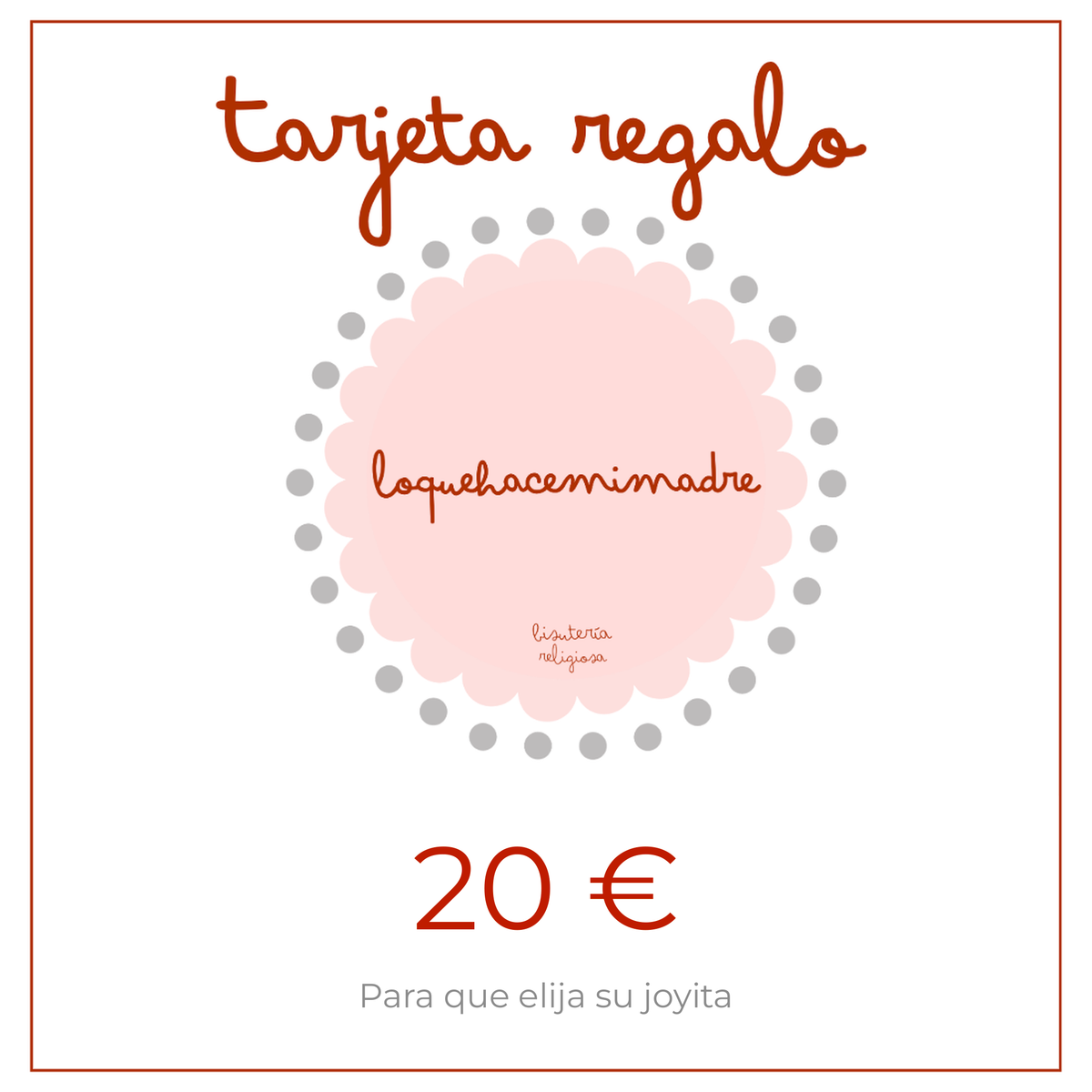 Tarjeta regalo