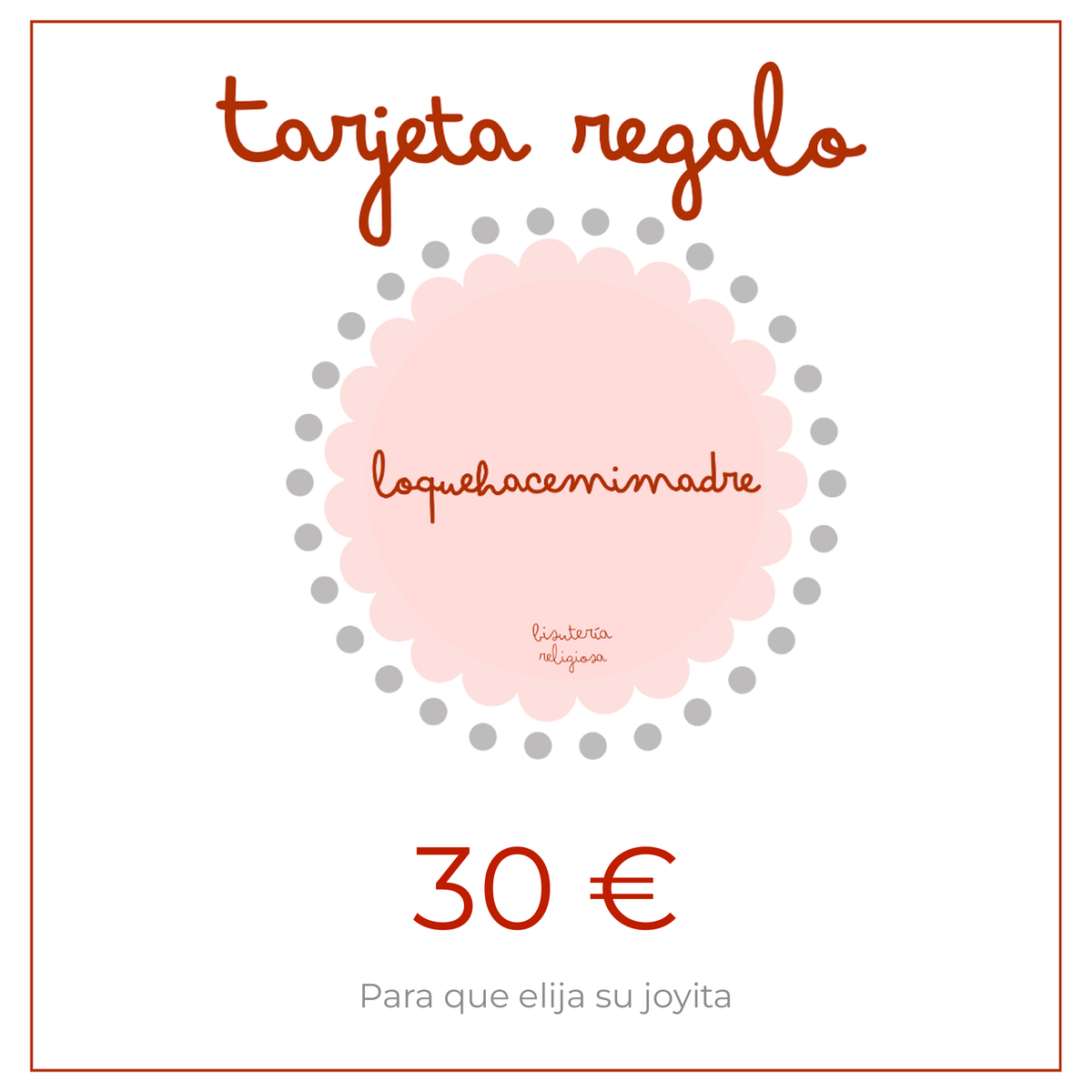 Tarjeta regalo