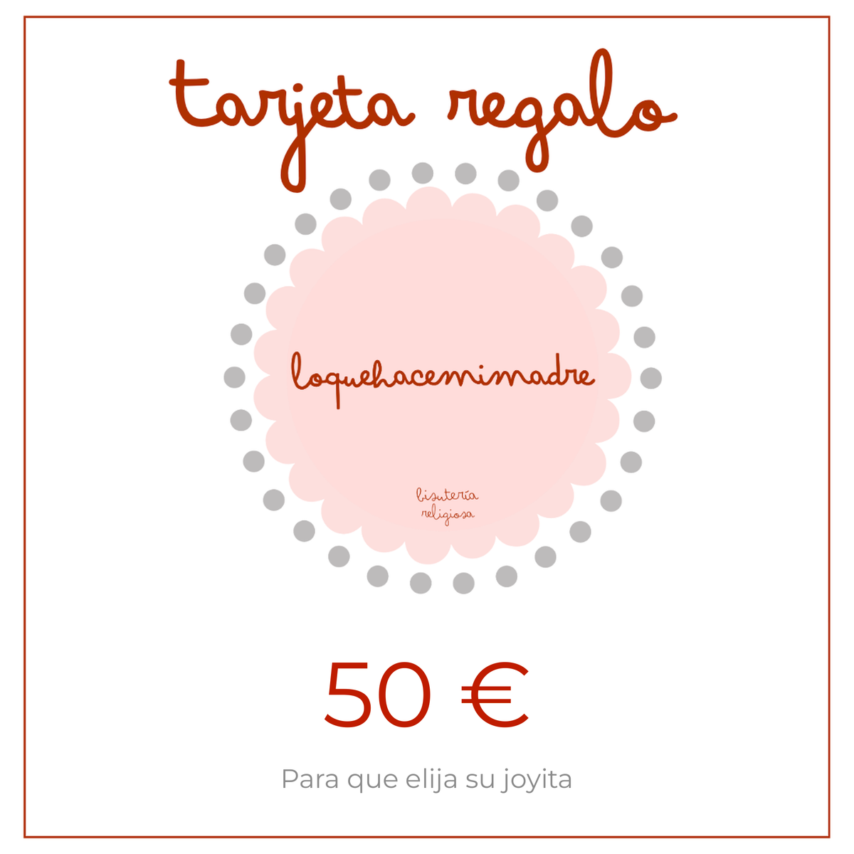 Tarjeta regalo